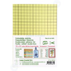 61.8214  Double sided adhesive foil transparent A5