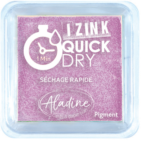 19525 Aladine * Izink Quick Dry Pigment Medium Ink Pad - pastel purple