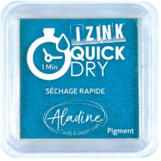 19541 Aladine * Izink Quick Dry Pigment Medium Ink Pad - Turquoise
