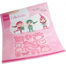 COL1518 Metal Die Marianne Design - Collectables - Christmas elves by Eline