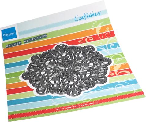 CR1609 Metal Die Marianne Design - CrafTables - ART TEXTURE XL SNOWFLAKE