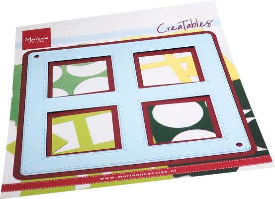 LR0781 Metal Die Marianne Design - Creatable - LAYOUT 4 SQUARES