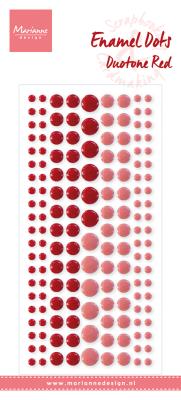 PL4521 Enamel dots - Duotone Red