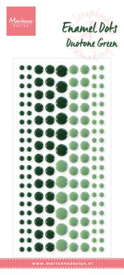 PL4522 Enamel dots - Duotone Green