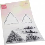 TC0887 TINY'S SNOW VILLAGE STAMP & DIE SET
