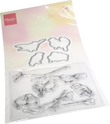 TC0904 TINY'S BIRDS STAMP AND DIE SET