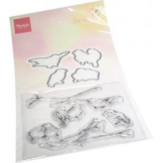 TC0904  TINY'S BIRDS STAMP AND DIE SET