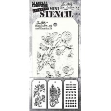TH-MST053 SA / TIM HOLTZ MINI STENCIL SET #53 