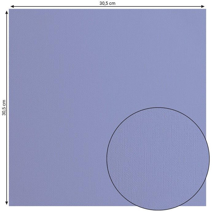 2928-052 Papier jednokolorowy dwustronny FLORENCE 30,5x30,5 cm -STEEL