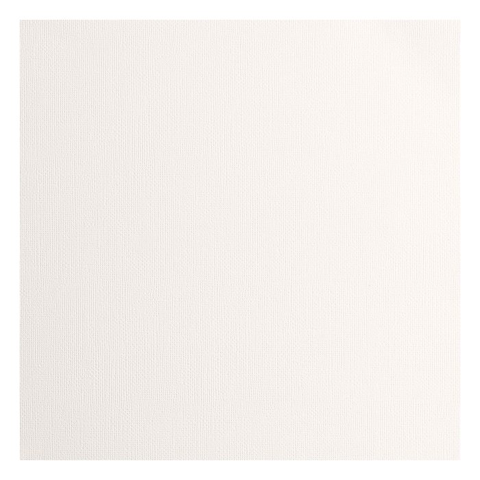 2928-101 Papier jednokolorowy dwustronny FLORENCE 30,5x30,5 cm -OFF WHITE