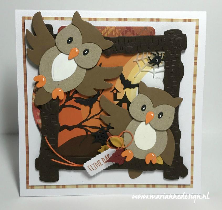 AK0073 A4 one side paper - Marianne Design - Eline's Autumn Backgrounds