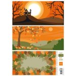AK0073 A4 one side paper - Marianne Design - Eline's Autumn Backgrounds