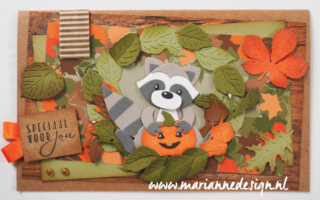 AK0073 A4 one side paper - Marianne Design - Eline's Autumn Backgrounds