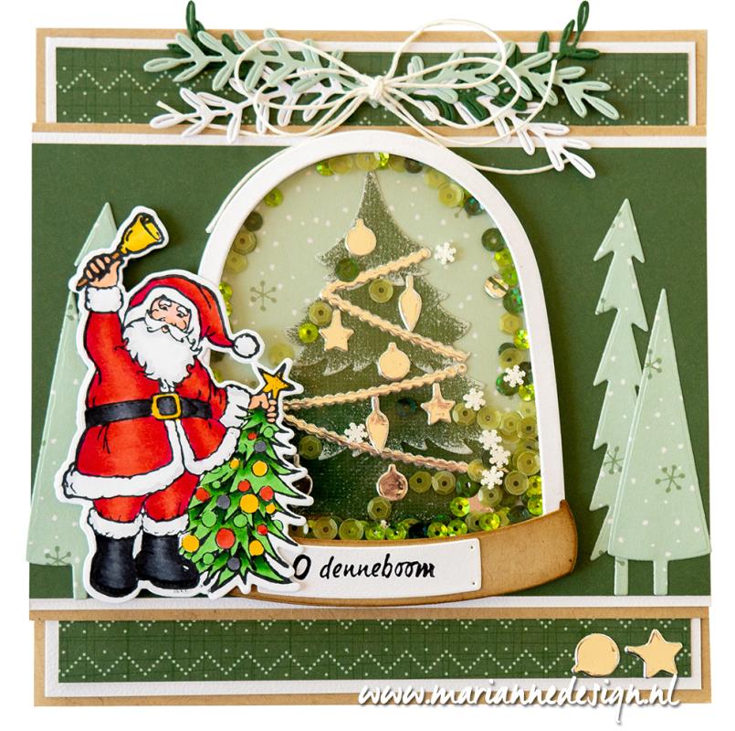 CR1611 Metal Die Marianne Design - Craftable - Punch die Baubles