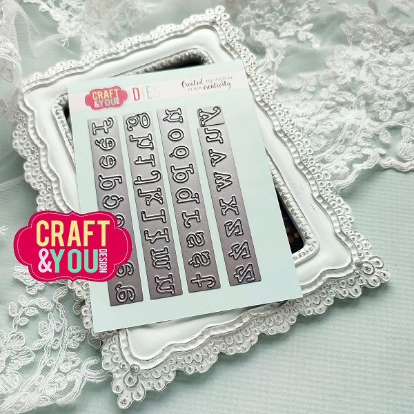 CW214 CUT DIES - Alphabet Small Letters - Craft&You Design