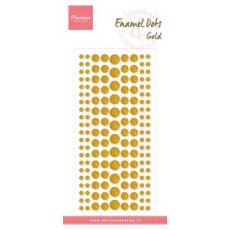 PL4523 Enamel dots - Glitter Gold