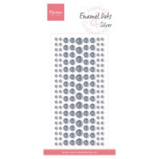 PL4524 Enamel dots - Silver Glitter 