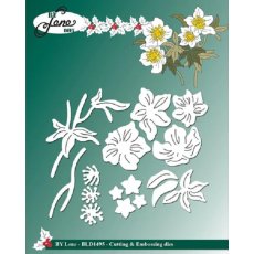 BLD1495 BY LENE DIES "Christmas Rose"