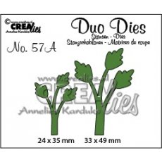 CLDD57A Duo Dies no. 57A, Leaves 11 mirror image