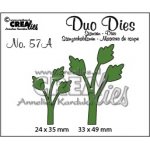 CLDD57A Duo Dies no. 57A, Leaves 11 mirror image