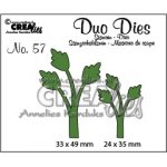 CLDD57 Duo Dies no. 57, Leaves 11 mirror image