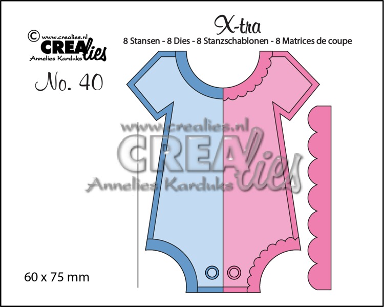 CLXTRA40 X-tra stansen no. 40, Romper (middel)