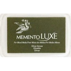 ML-000-708 Memento De Luxe Inkpad "Olive Grove"