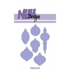NHHD1034 Dies NHH Design - "Small Christmas Balls"