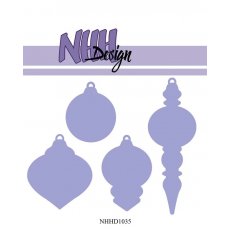 NHHD1035 Dies NHH Design - "Small Christmas Balls"