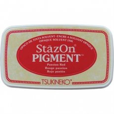 SZ-PIG-021 StazOn Pigment inkpad "Passion Red"