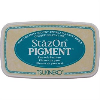SZ-PIG-062 StazOn Pigment inkpad "Peacock Feathers"
