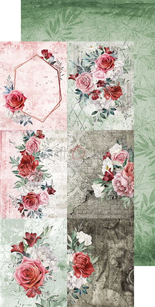 CC-C51-VL-12 VINTAGE LOVE - JUNK JOURNAL