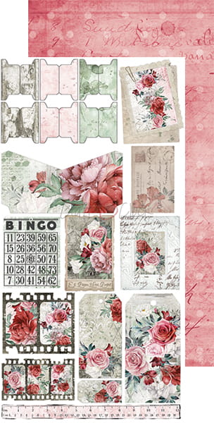 CC-C51-VL-12 VINTAGE LOVE - JUNK JOURNAL
