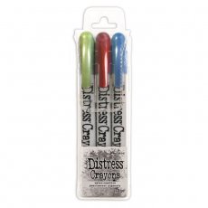 TSCK81173  Ranger • Distress Pearl Crayons  Holiday Set 3