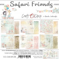 CC-C50-SFS-08 SAFARI FRIENDS  papers 15,25X15,25CM