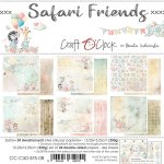 CC-C50-SFS-08 SAFARI FRIENDS papers 15,25X15,25CM