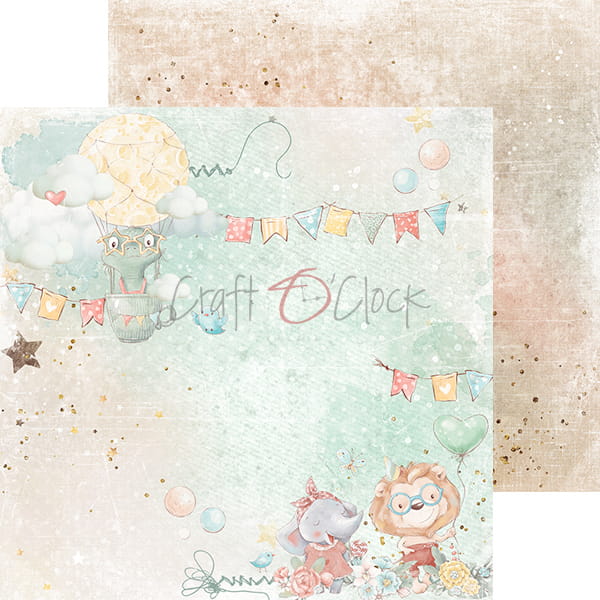 CC-C50-SFS-08 SAFARI FRIENDS papers 15,25X15,25CM