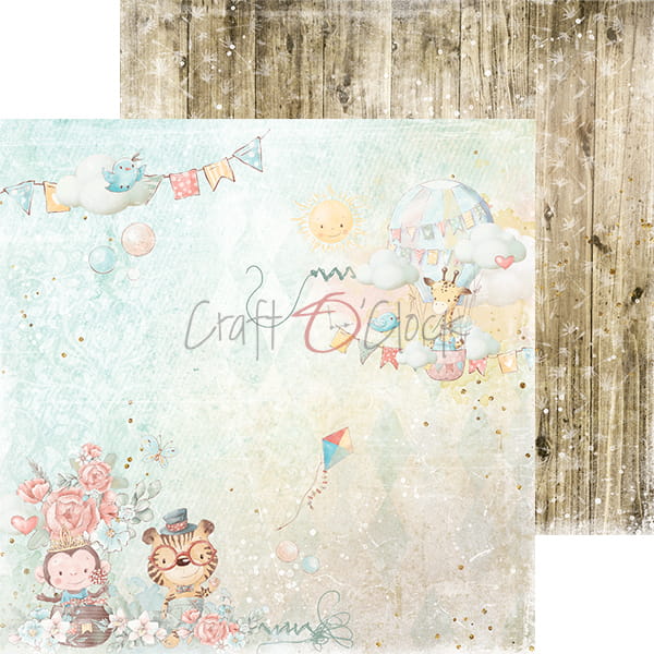CC-C50-SFS-08 SAFARI FRIENDS papers 15,25X15,25CM