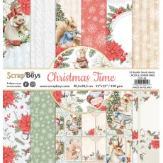 CHTI-08  30,5x30,5 cm Scrap Boys - Christmas Time