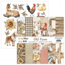 OLFA-10 20,3x20,3 cm Scrap Boys - Old Farm
