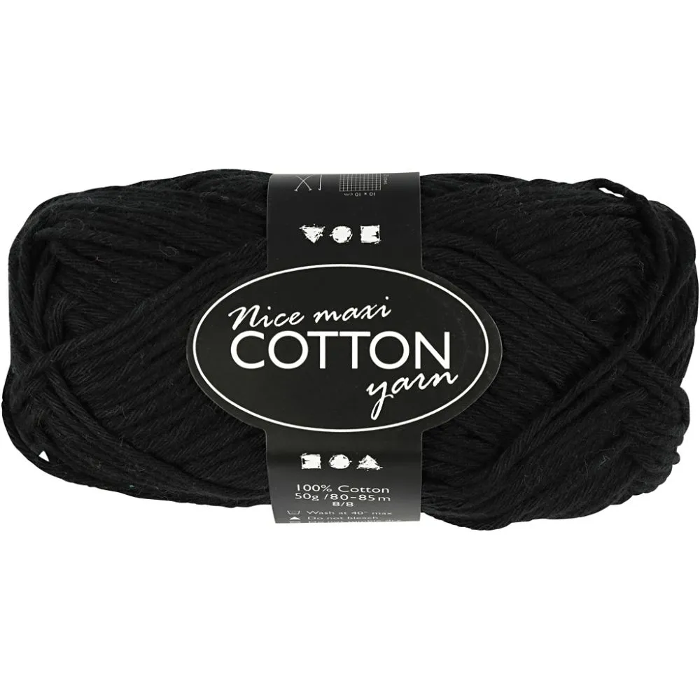 421319 Cotton Yarn - black