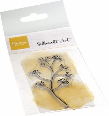 CS1117 Clear Stamps Border - SILHOUETTE ART VIBURNUM