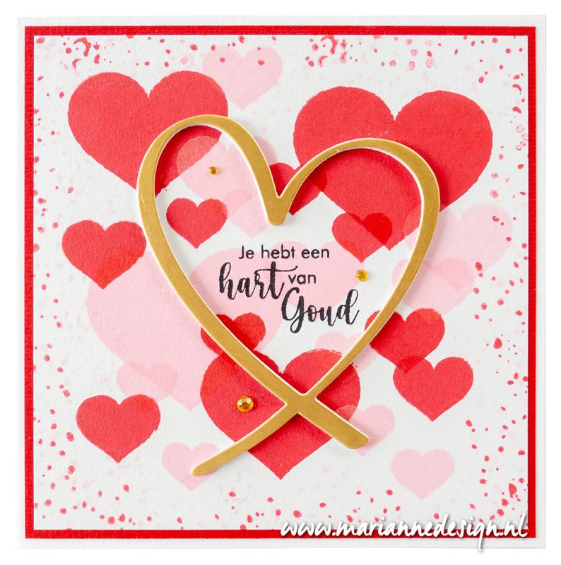 CR1614 Metal Die Marianne Design - Craftable - OPEN HEART