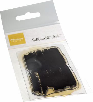 CS1122 Clear Stamps Border - SILHOUETTE ART RECTANGLE