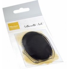 CS1123 Clear Stamps Border - SILHOUETTE ART OVAL