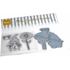 CS1126 Mrs. Garden Gnome STAMP & DIE SET