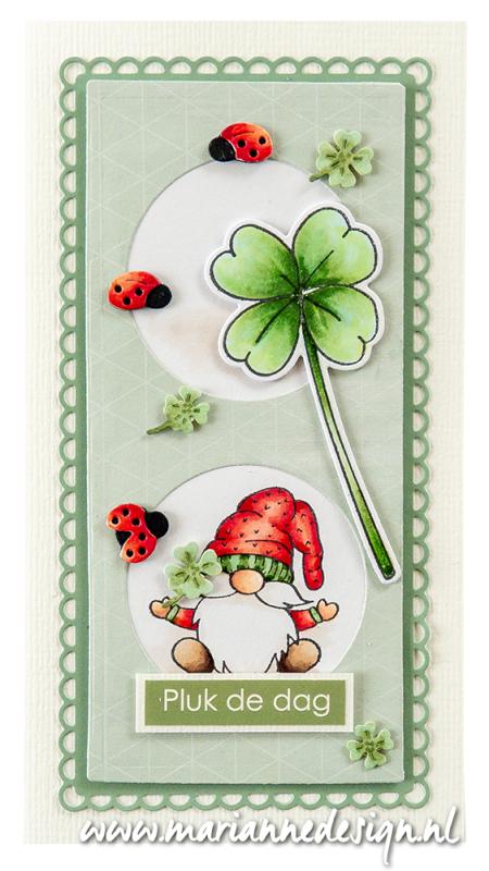 CR1613 Metal Die Marianne Design - Craftable - Mini slimline 2 circles