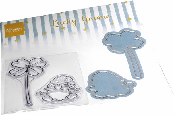 CS1127 Lucky Gnome STAMP & DIE SET