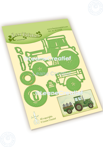 45.8368 Metal Die Leane Creatief - Tractor, cut & embossing die