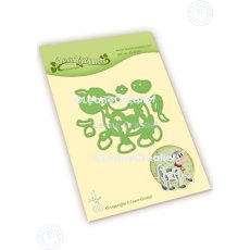 45.8382 Metal Die Leane Creatief - Cute Cow